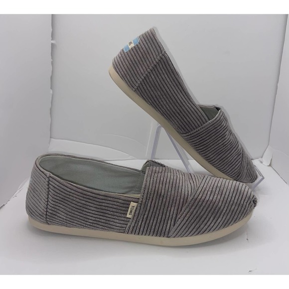 TOMS Women's Seasonal Classic Alpargata GrayShoes Size 7 - Picture 2 of 9